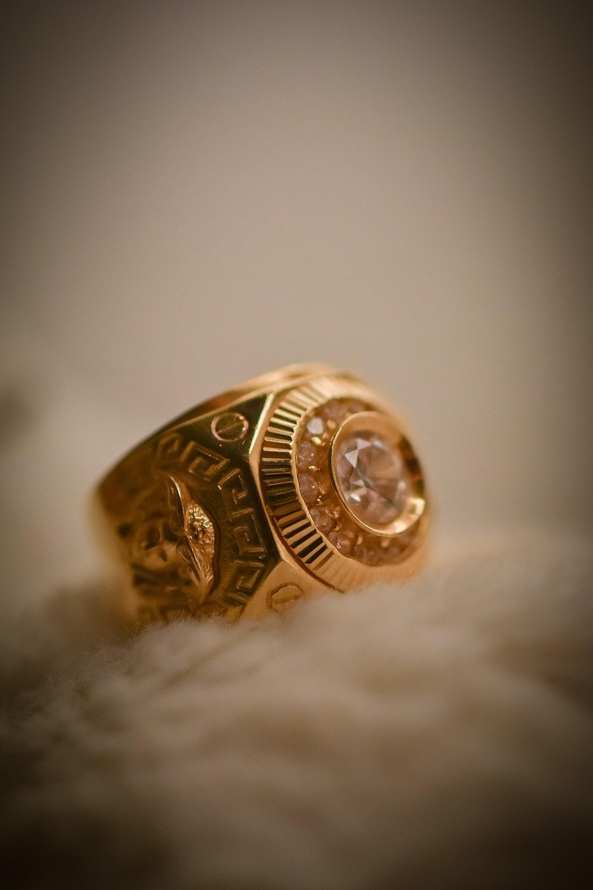 accessory, fashion, ring, gold, material