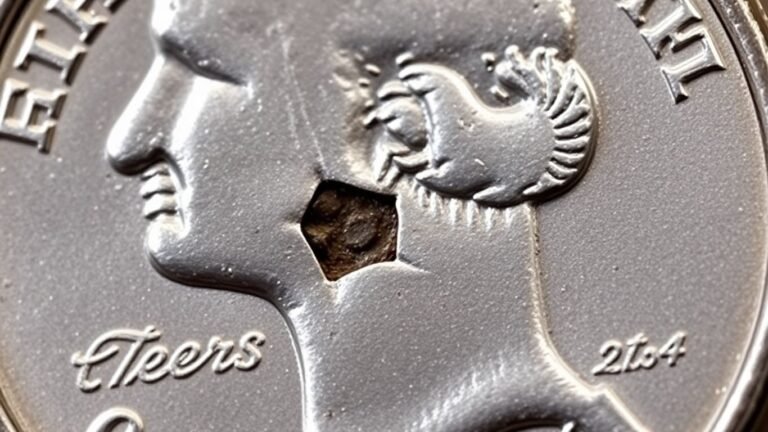 Texas error coin with visible minting flaw.